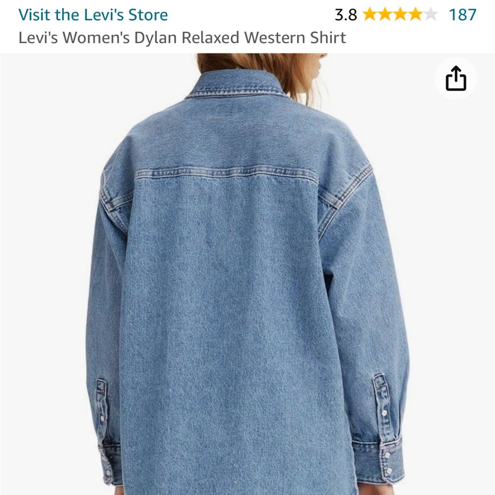 Levi’s woman dylan relaxed western shirt